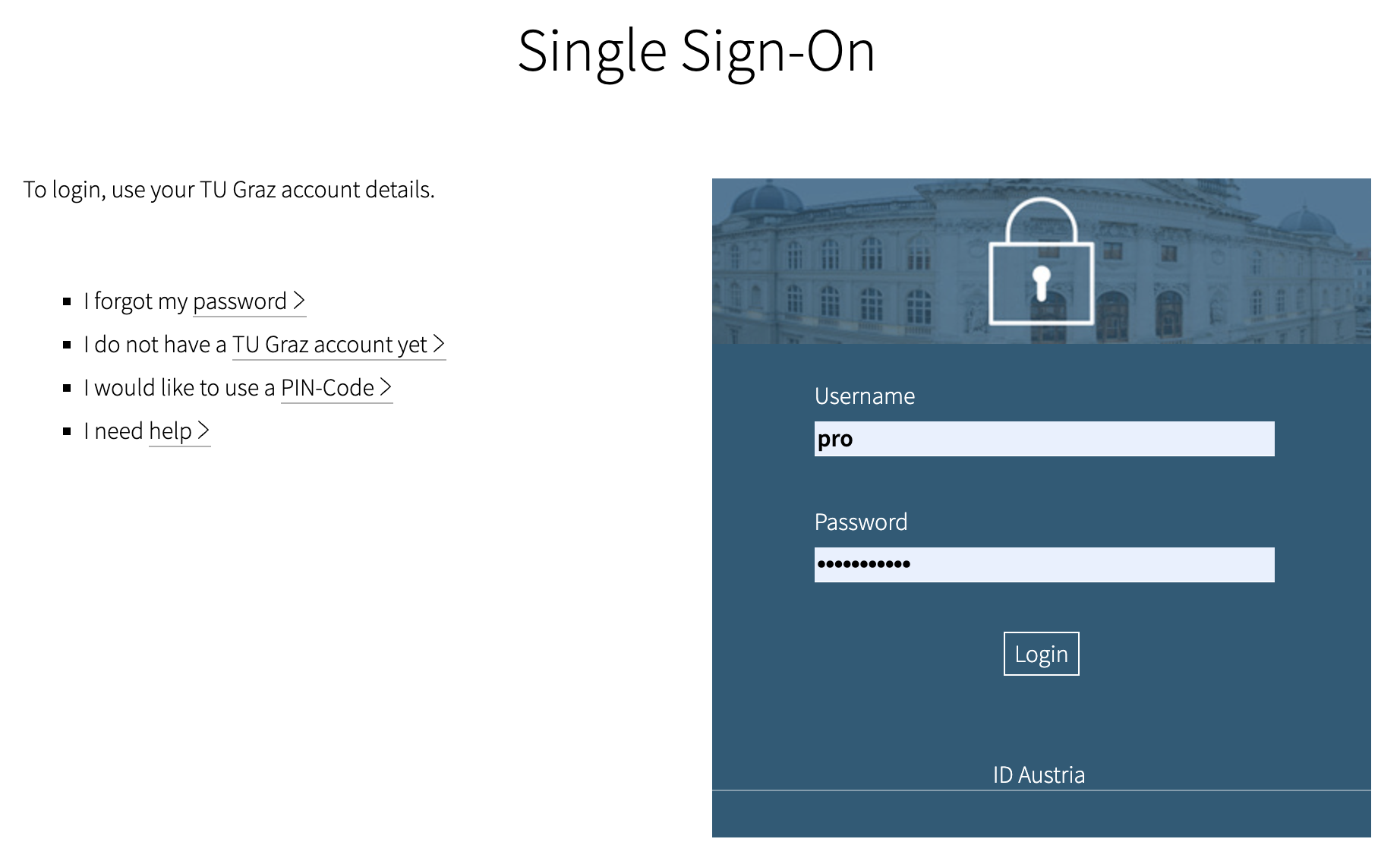 SSO Login